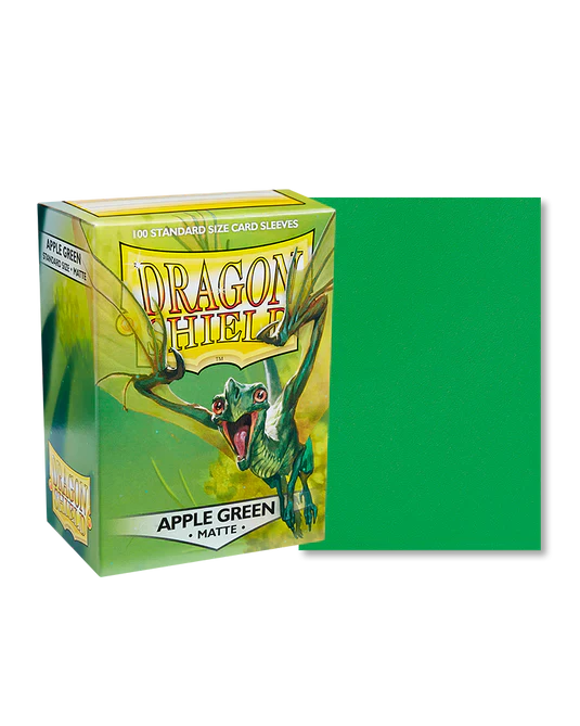 Dragon Shield: Standard 100ct Sleeves - Apple Green (Matte) (Online Order Only)