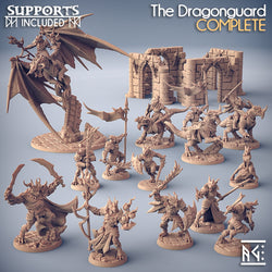 3D Printed Artisan Guild Scramax the Battlemage The Dragonguard 28mm 32mm (Online Only)