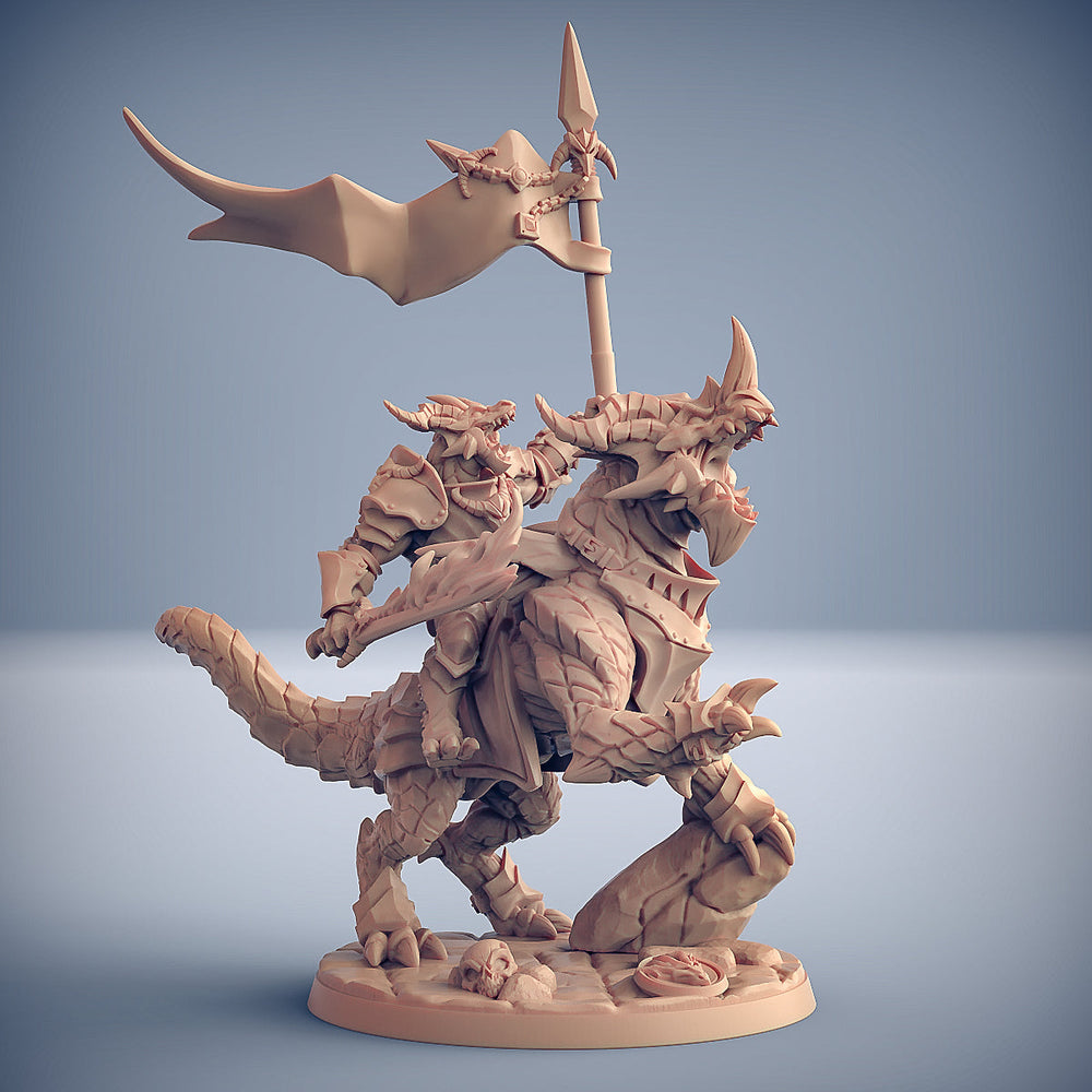 3D Printed Artisan Guild Dragonling Knight The Dragonguard 28mm 32mm (Online Only)