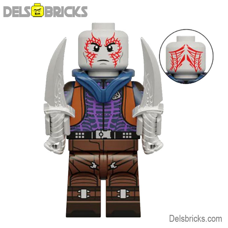 Drax the Destroyer Guardians of the Galaxy 3 Lego Marvel Minifigures (ONLINE ORDER ONLY)