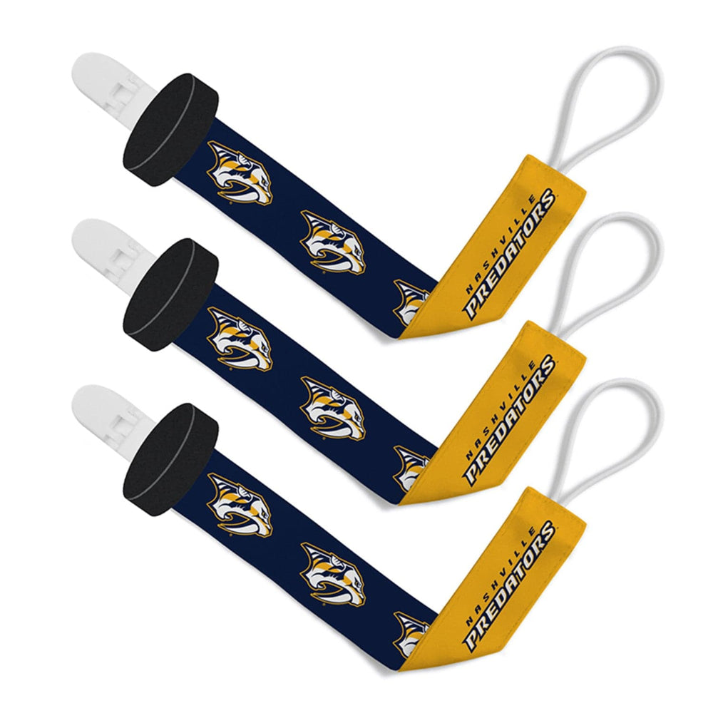 Nashville Predators - Pacifier Clip 3-Pack (ONLINE ORDER ONLY)