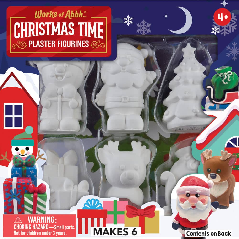 Christmas Time - Plaster Figurine Paint Set