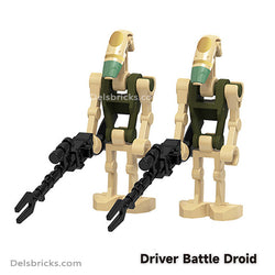 Battle Droids & IG-88 4 pack Lego Star Wars Minifigures Custom Toys (ONLINE ORDER ONLY)