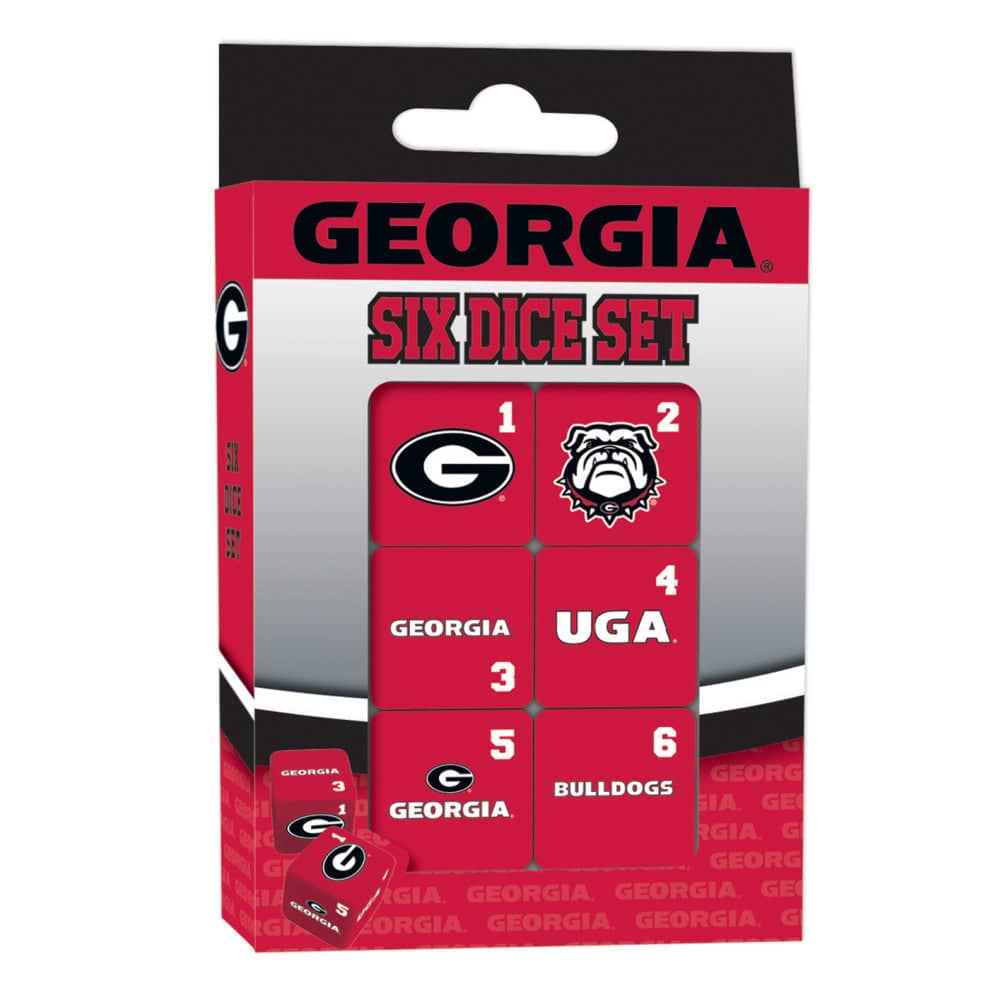 Georgia Bulldogs Dice Set - 19mm