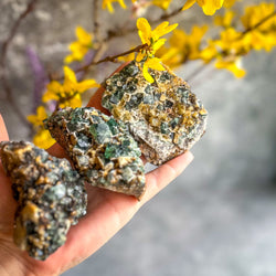 Druzy Dreams Pocket Fluorite Clusters (Color Change) Diana Maria Mine, Fluorescent Fluorite (ONLINE ORDER ONLY)