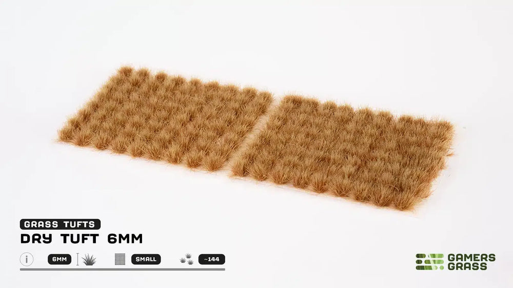 Gamers Grass | Grass Tuft | Small 6mm | Dry Tuft (ONLINE ORDER ONLY)