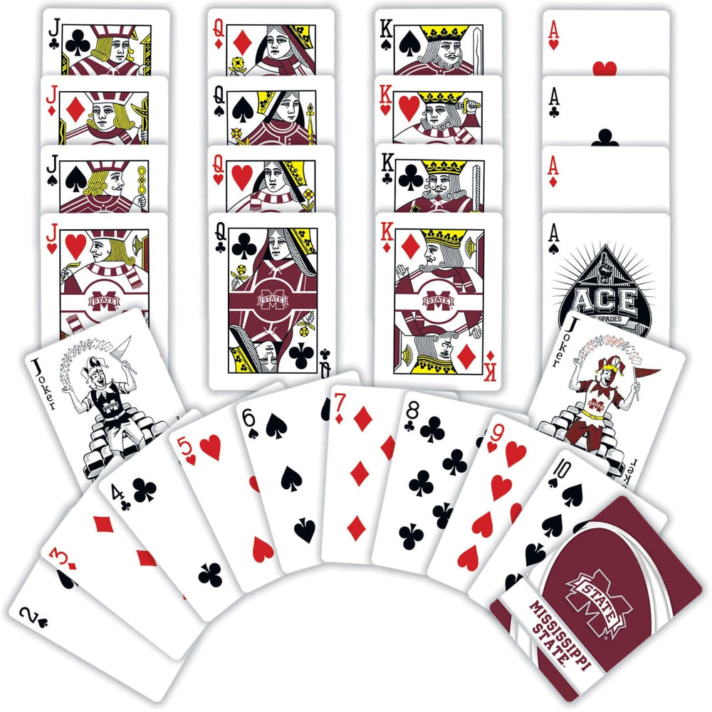Mississippi State Bulldogs Playing Cards - 54 Card Deck (ONLINE ORDER ONLY)