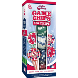 St. Louis Cardinals 100 Piece Poker Chips (ONLINE ORDER ONLY)