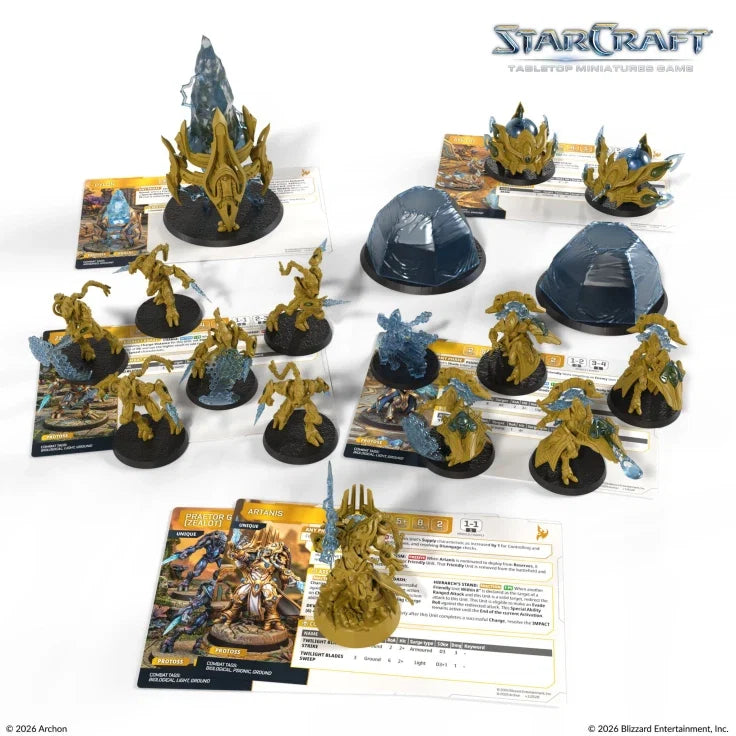 StarCraft The Miniatures Game: Protoss: Starter Set: Founders Edition (ONLINE ORDER ONLY)