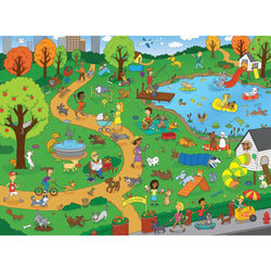 101 Things to Spot at the Dog Park 100 Piece Kids Jigsaw Puzzle (ONLINE ORDER ONLY)