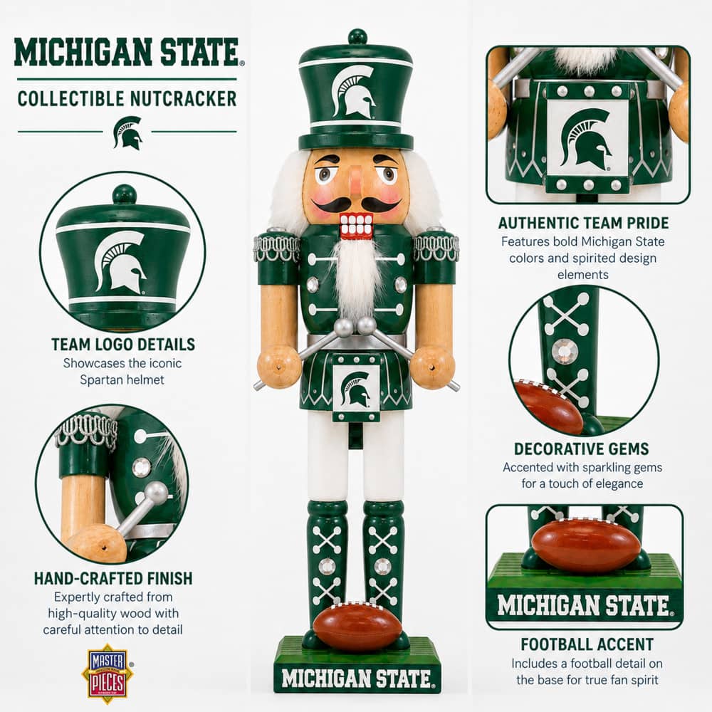 Michigan State Spartans - Collectible Nutcracker