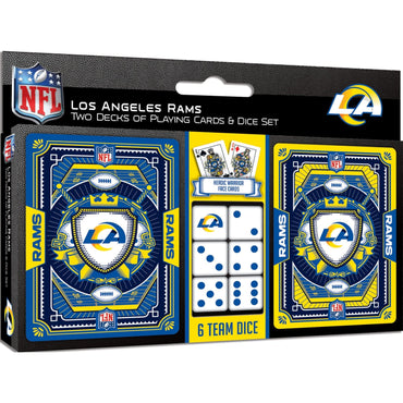 Los Angeles Rams - 2-Pack Playing Cards & Dice Set (ONLINE ORDER ONLY)