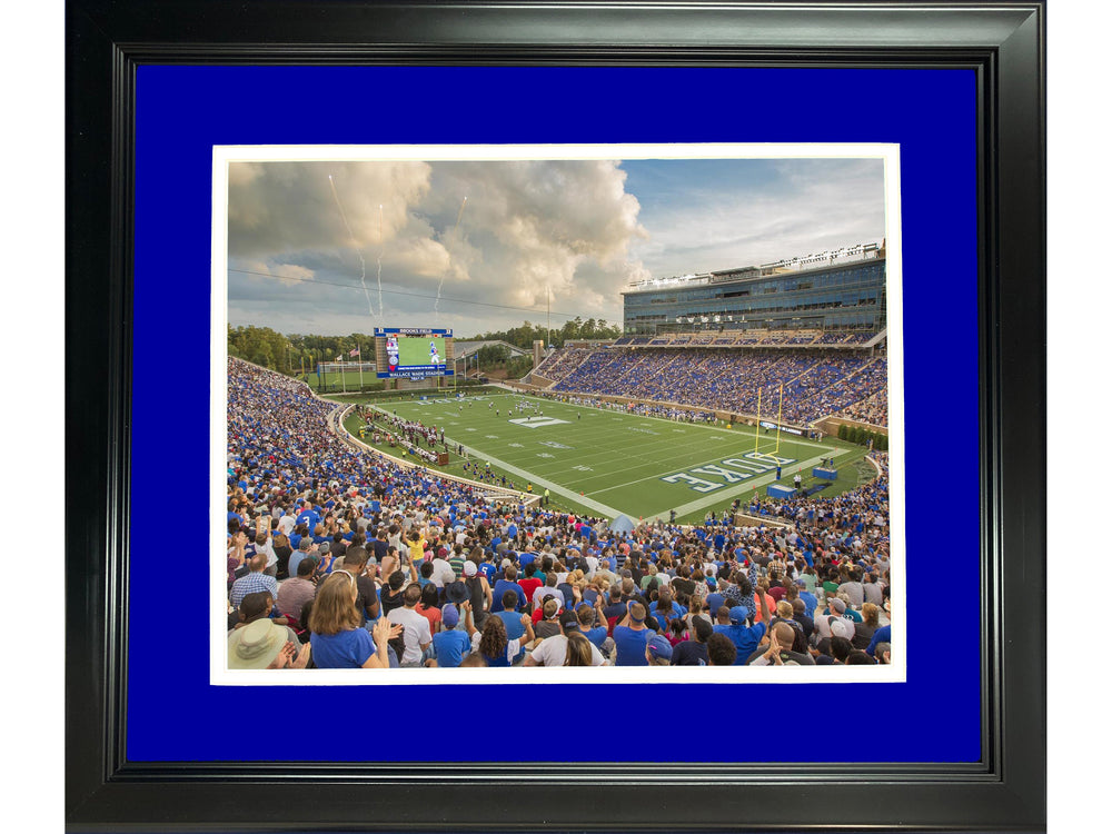 Framed Wallace Wade Stadium Duke Blue Devils 11"x14" NCAA Football Photo Professionally Matted (ONLINE ORDER ONLY)