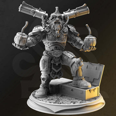Duktuk, Dwarven Grenadier (Male Dwarf Artificer) (Online Order Only)