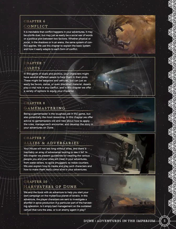 Dune: Adventures in the Imperium Core Rulebook - RPG (Online Order Only)