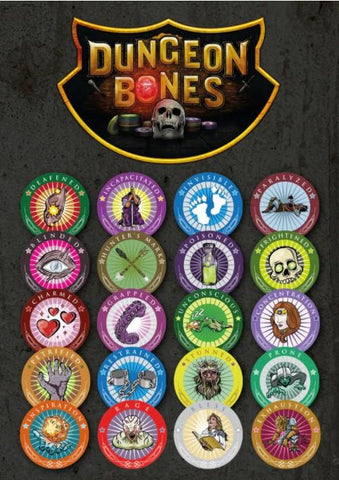 Dungeon Bones: D&D Condition Chips (ONLINE ORDER ONLY)