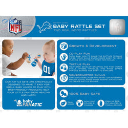 Detroit Lions - Baby Rattles 2-Pack (ONLINE ORDER ONLY)