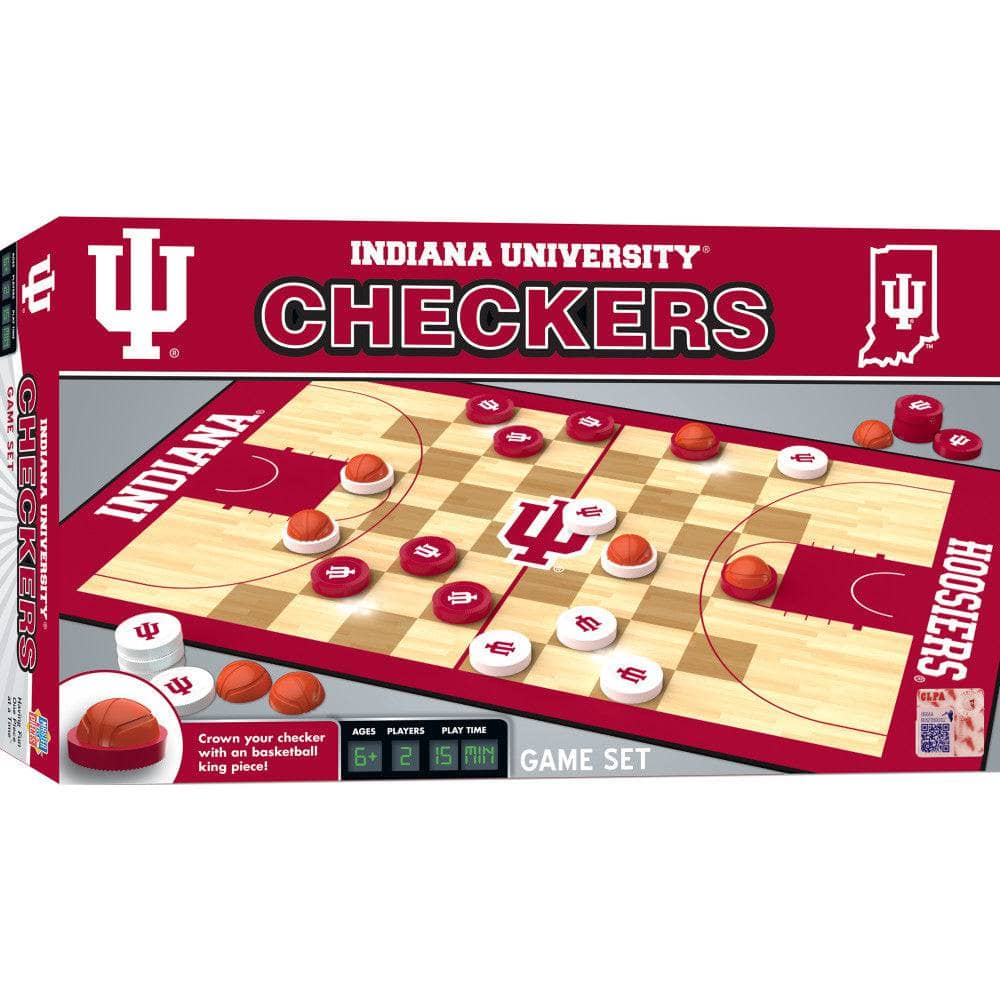 Indiana Hoosiers Checkers Board Game (ONLINE ORDER ONLY)