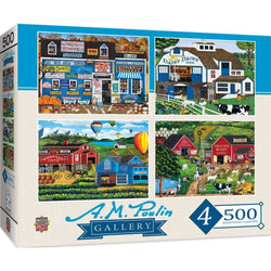 A.M. Poulin Gallery - 500 Piece Jigsaw Puzzles 4 Pack (ONLINE ORDER ONLY)
