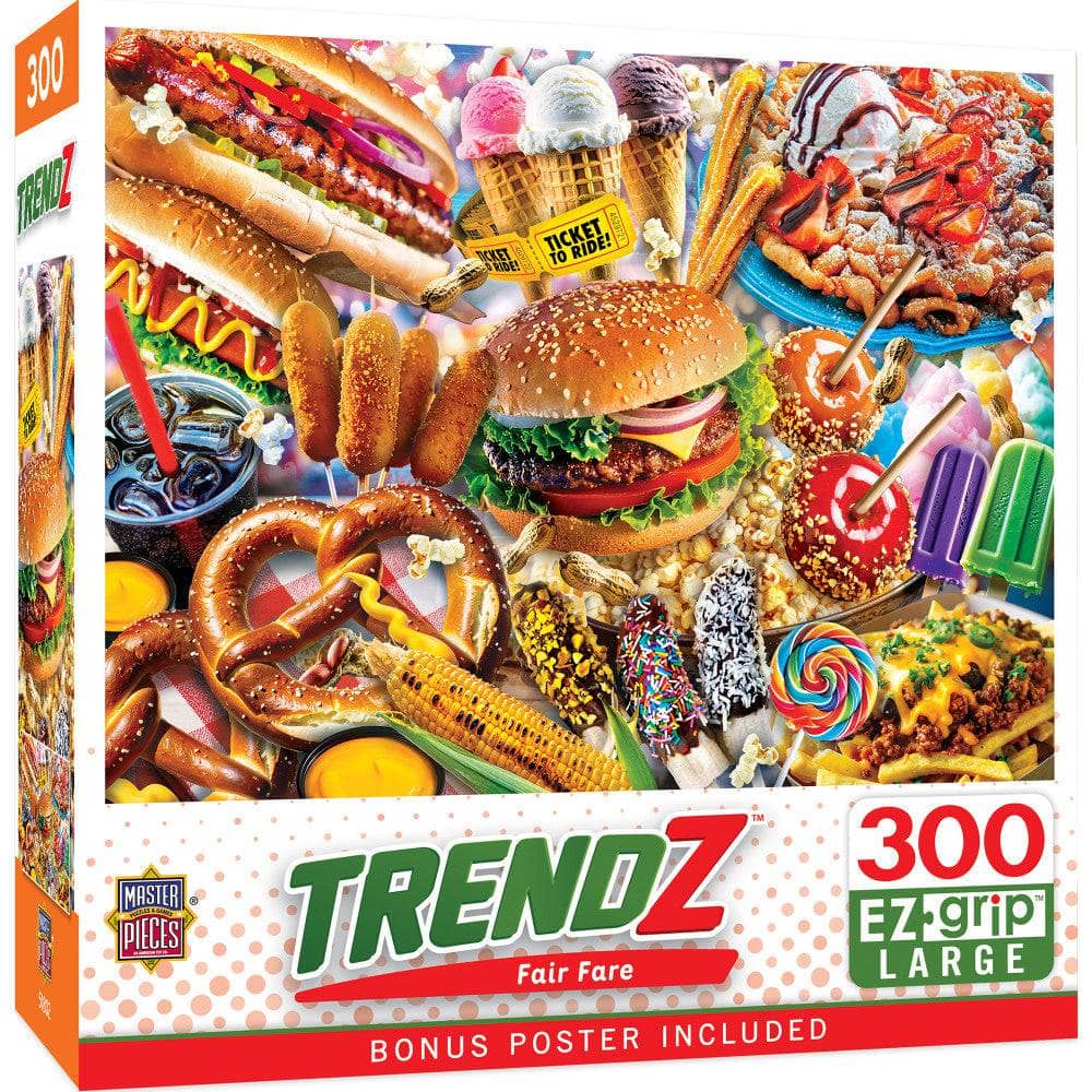 Trendz - Fair Fare 300 Piece EZ Grip Jigsaw Puzzle (ONLINE ORDER ONLY)