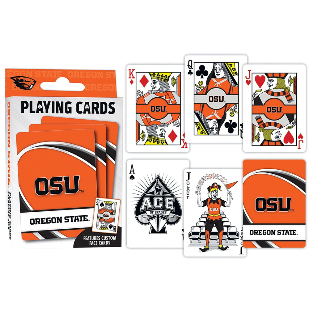 Oregon State Beavers Playing Cards - 54 Card Deck (ONLINE ORDER ONLY)