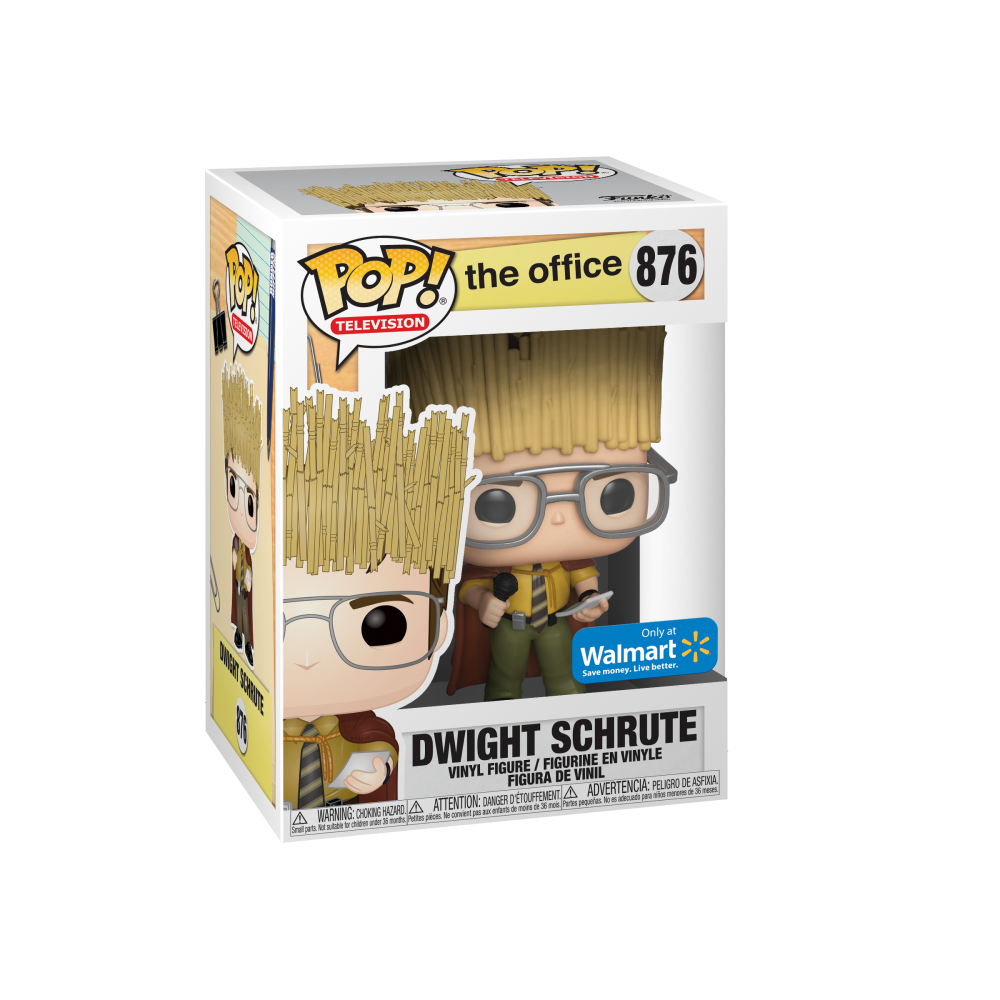 Funko POP! The Office - Dwight Schrute as Hay King Vinyl Figure #876 Walmart Exclusive (NOT 100% MINT) (ONLINE ORDER ONLY)