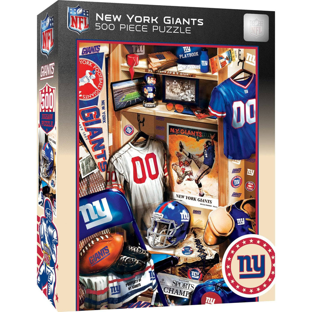 New York Giants - Locker Room 500 Piece Jigsaw Puzzle (ONLINE ORDER ONLY)