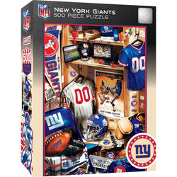 New York Giants - Locker Room 500 Piece Jigsaw Puzzle (ONLINE ORDER ONLY)