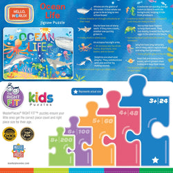 Hello, World! - Ocean Life 24 Piece Jigsaw Puzzle (ONLINE ORDER ONLY)