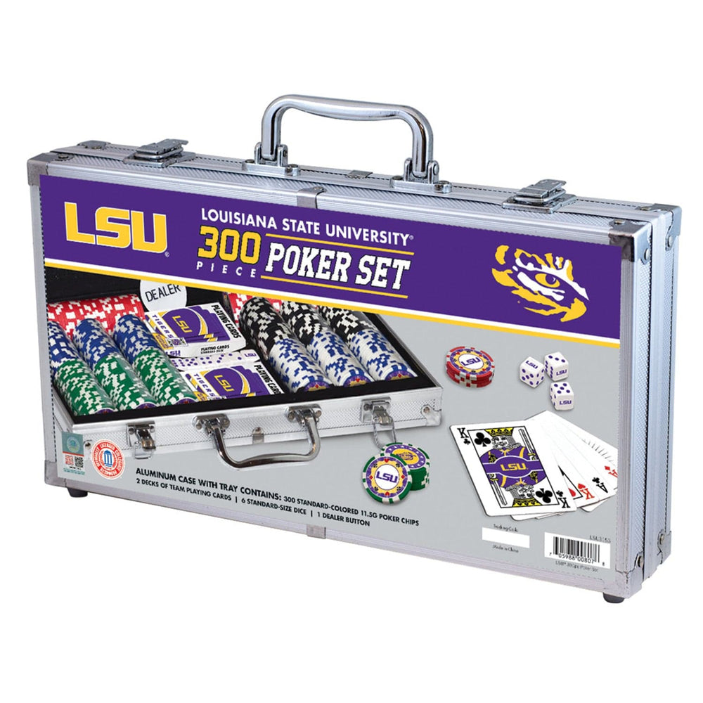 LSU Tigers 300 Piece Poker Set (ONLINE ORDER ONLY)