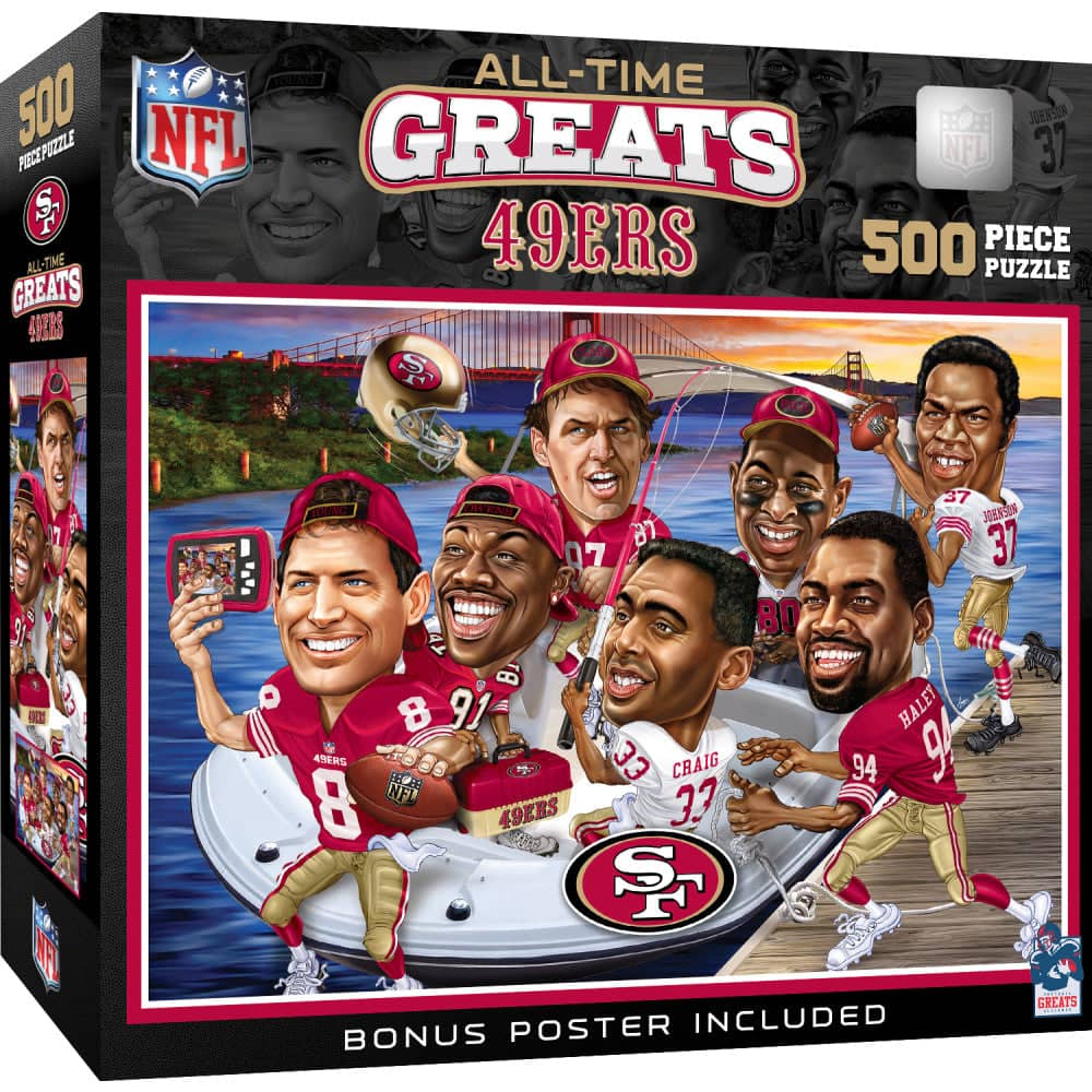 San Francisco 49ers - All-Time Greats 500 Piece Jigsaw Puzzle