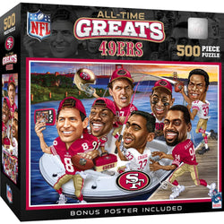 San Francisco 49ers - All-Time Greats 500 Piece Jigsaw Puzzle