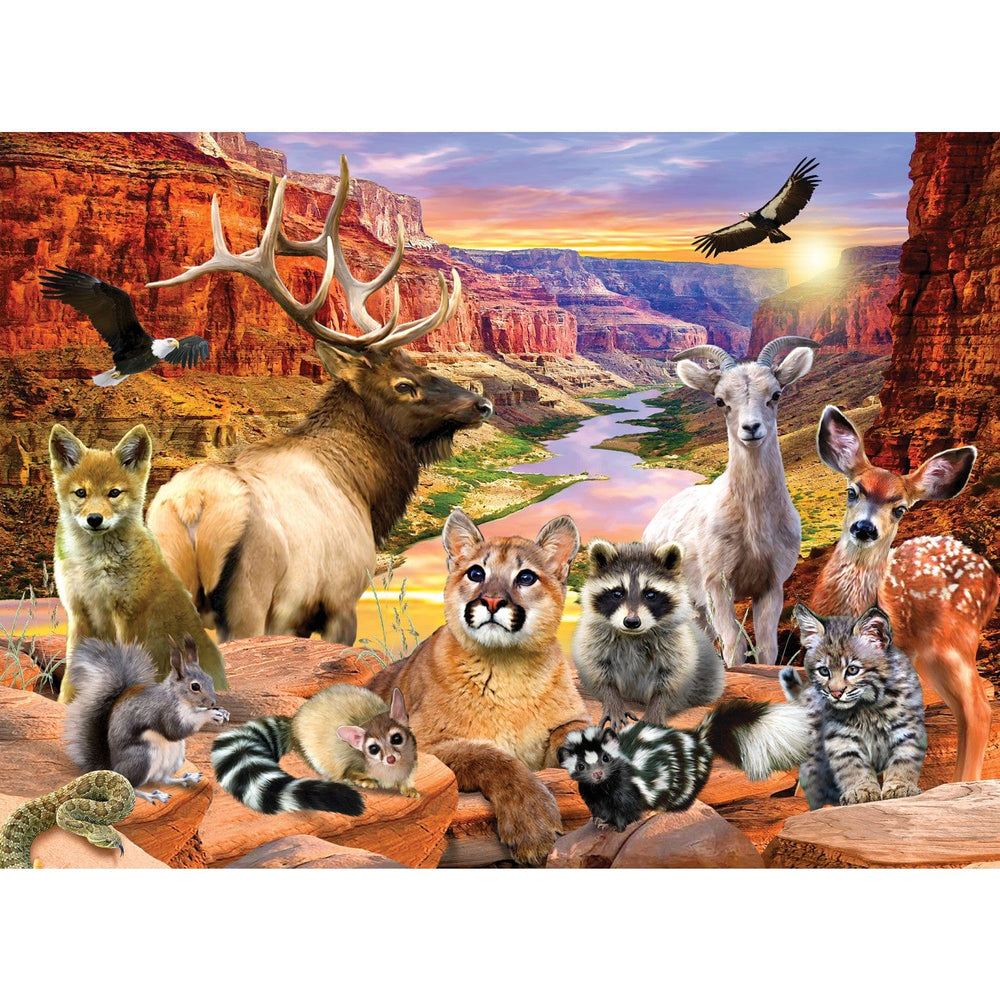Wildlife of Grand Canyon National Park - 100 Piece Jigsaw Puzzle (ONLINE ORDER ONLY)