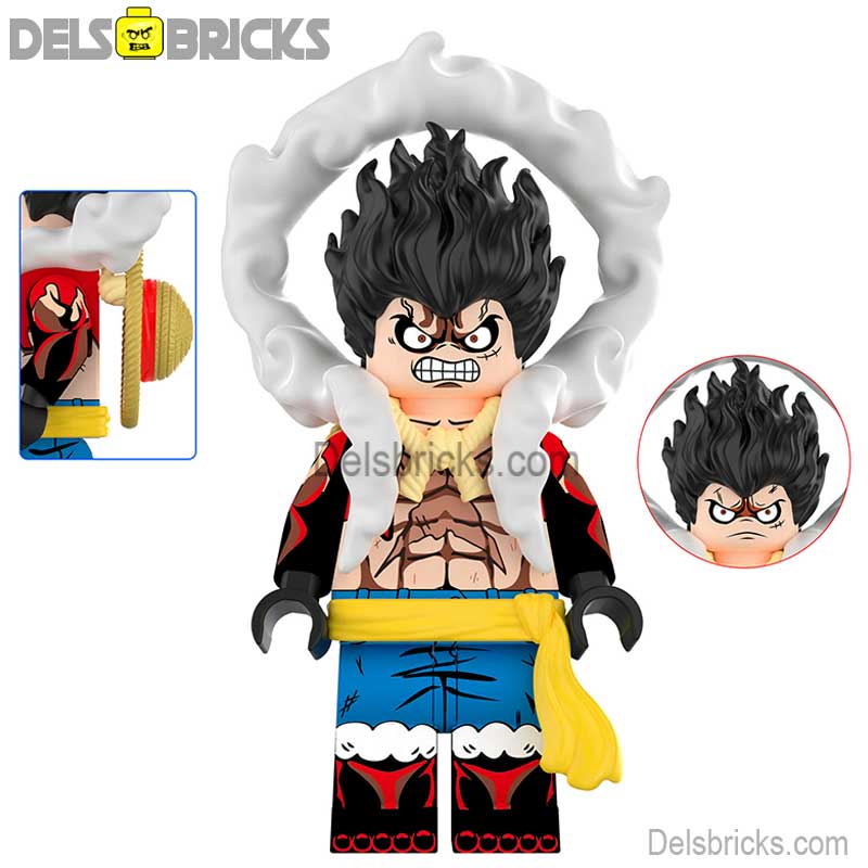 Monkey D Luffy Nika God Gear 4 One Piece Lego Anime Minifigures (ONLINE ORDER ONLY)