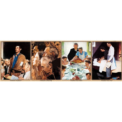 Saturday Evening Post - The Four Freedoms 1000 Piece Panoramic Jigsaw Puzzle (ONLINE ORDER ONLY)