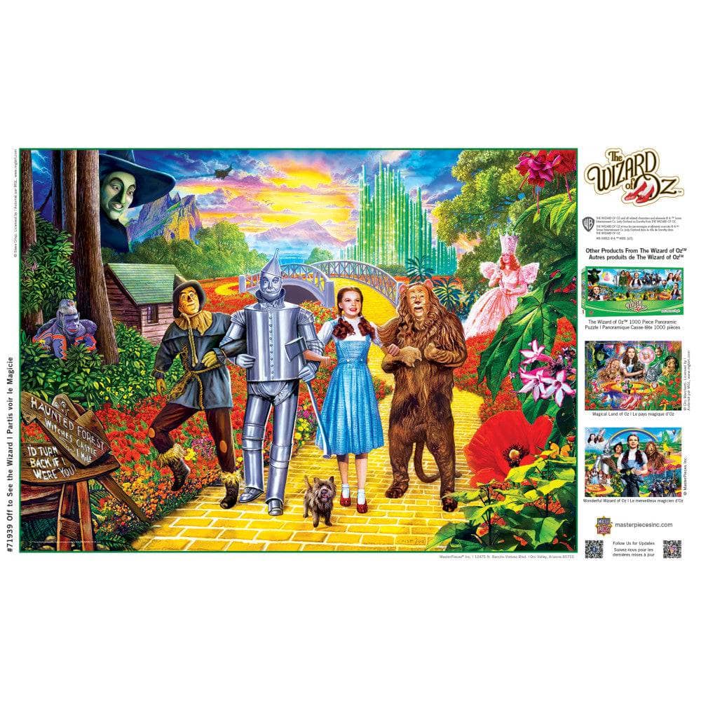 The Wizard of Oz - Off to See the Wizard 1000 Piece Jigsaw Puzzle (ONLINE ORDER ONLY)