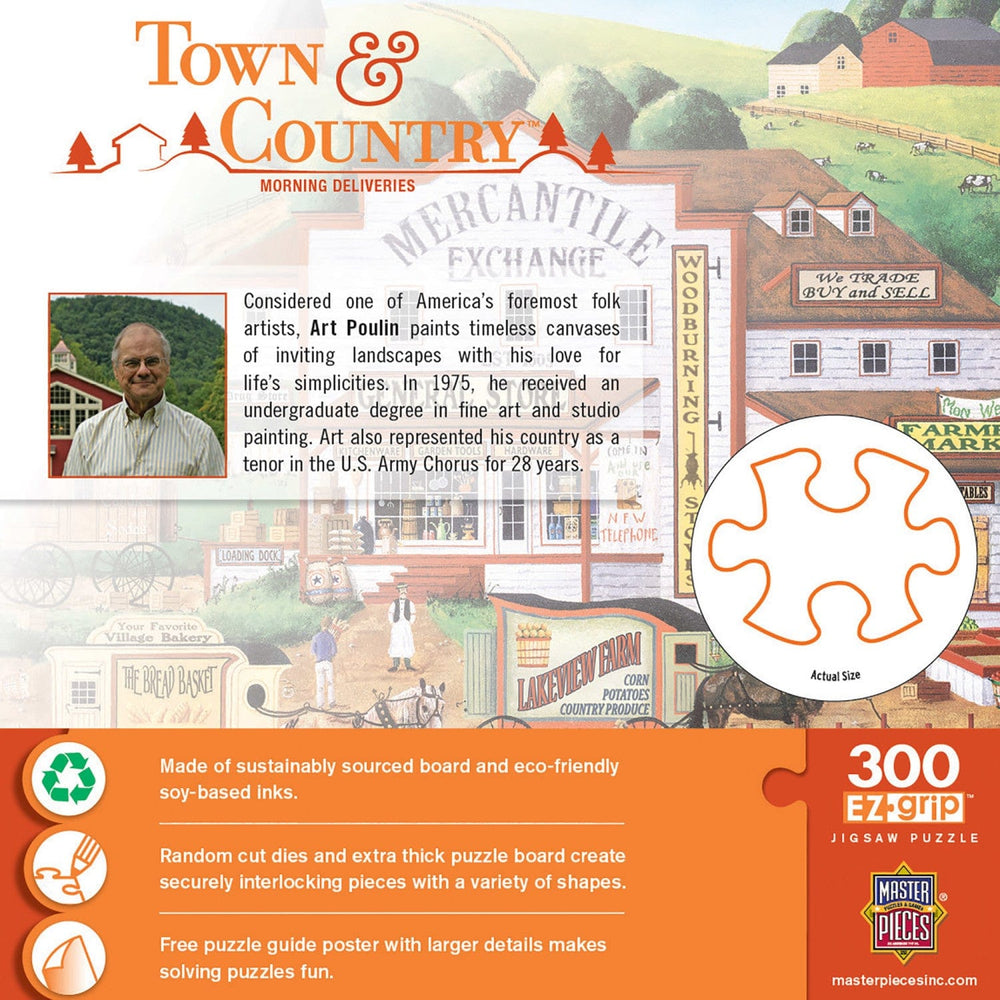 Town & Country - Morning Deliveries 300 Piece EZ Grip Jigsaw Puzzle (ONLINE ORDER ONLY)