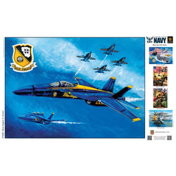 America's Navy - Blue Angels in Unison 1000 Piece Jigsaw Puzzle (ONLINE ORDER ONLY)