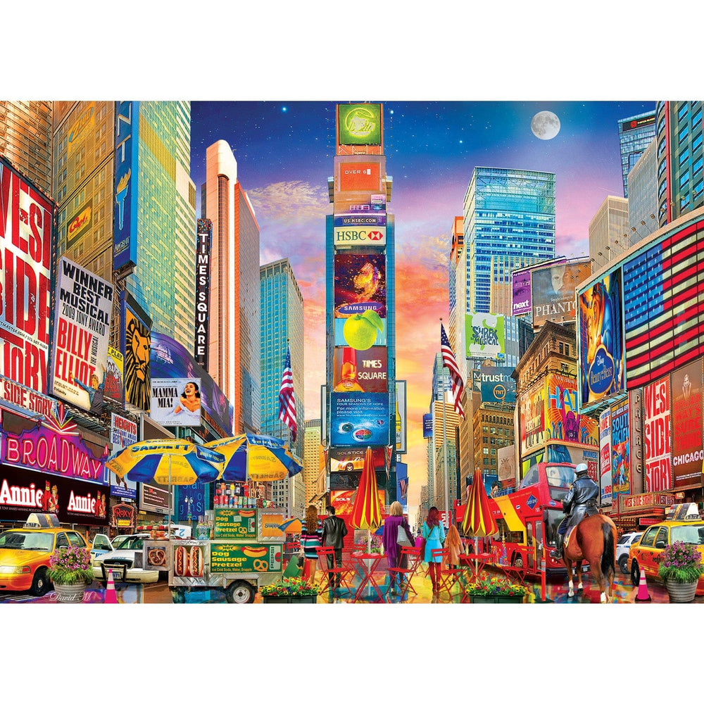 Travel Diary - Broadway, Times Square 500 Piece Jigsaw Puzzle