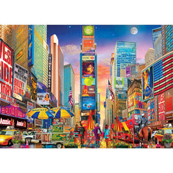 Travel Diary - Broadway, Times Square 500 Piece Jigsaw Puzzle