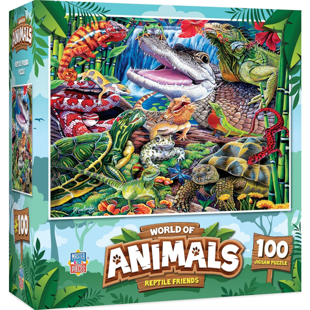 World of Animals - Reptile Friends 100 Piece Jigsaw Puzzle (ONLINE ORDER ONLY)