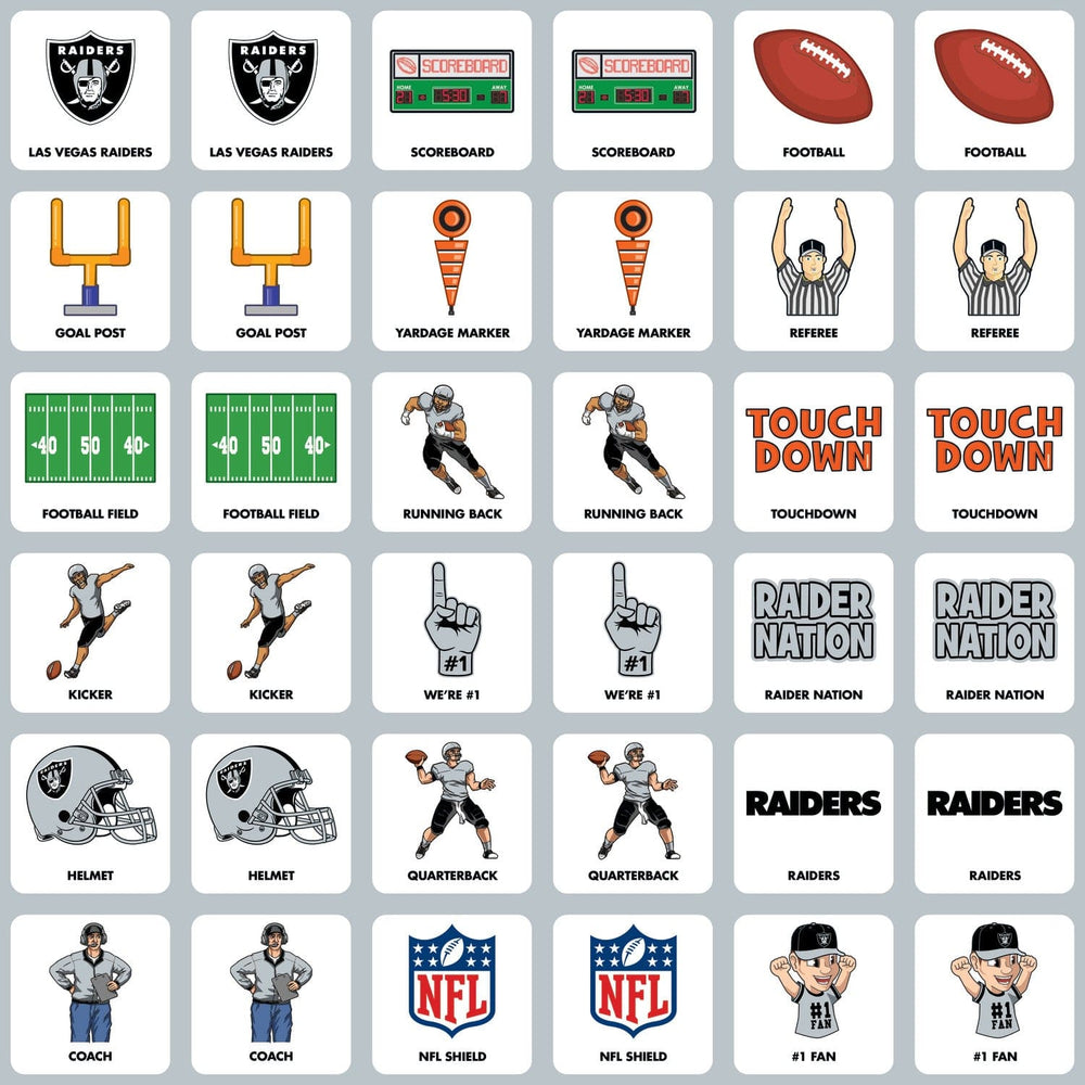 Las Vegas Raiders Matching Game (ONLINE ORDER ONLY)