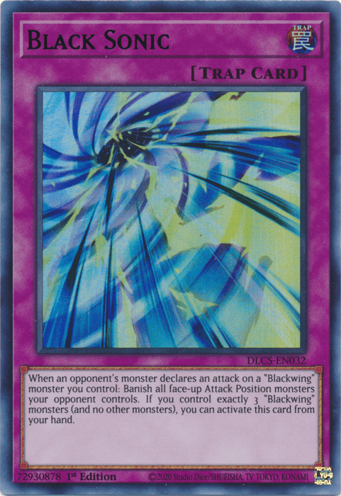 Black Sonic (Purple) [DLCS-EN032] Ultra Rare (ONLINE ORDER ONLY)