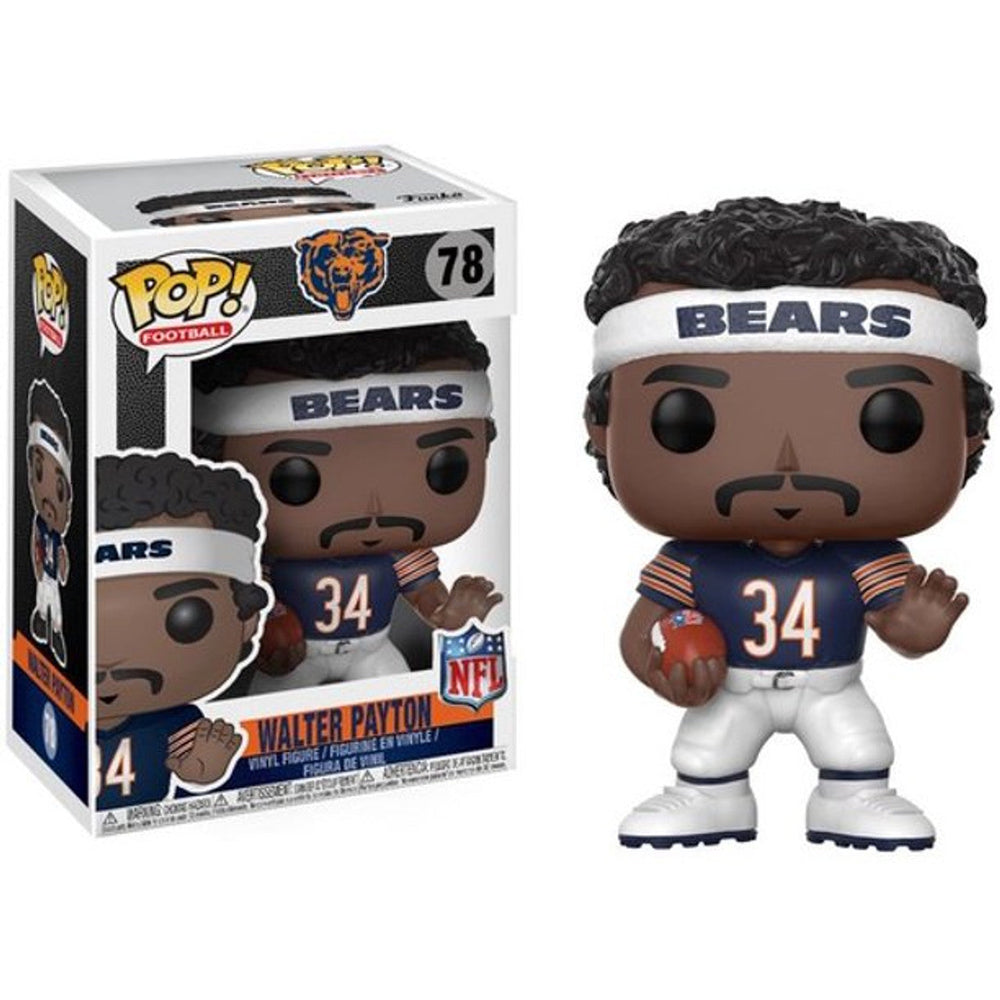 Walter Payton #78 (Blue Home Jersey) Funko POP! Toys Vinyl Collectible Figurine (ONLINE ORDER ONLY)