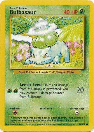 Bulbasaur (44/102) [Base Set Unlimited] (Online Only)