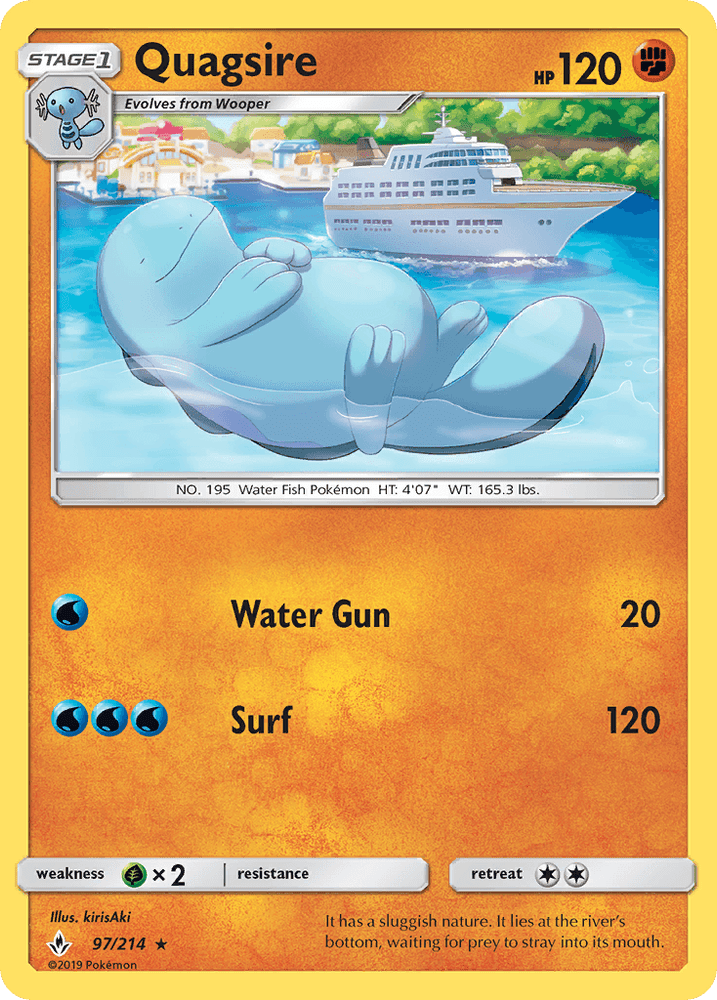 Quagsire (97/214) [Sun & Moon: Unbroken Bonds] (Online Only)