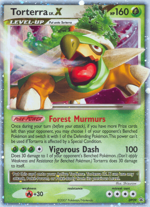 Torterra LV.X (DP09) [Diamond & Pearl: Black Star Promos] (Online Only)