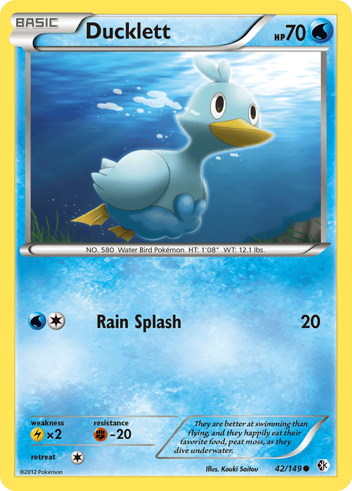 Ducklett (42/149) [Black & White: Boundaries Crossed] (Online Only)