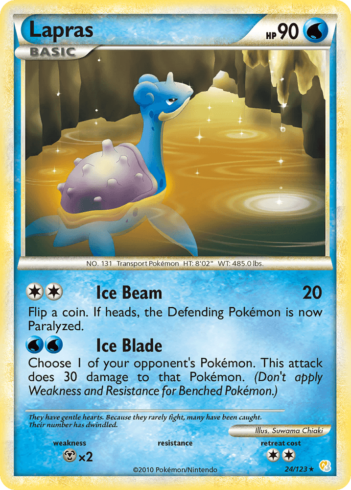 Lapras (24/123) [HeartGold & SoulSilver: Base Set] (Online Only)
