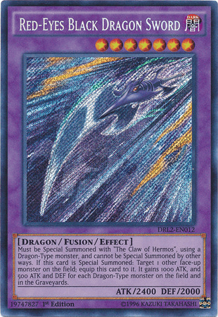 Red-Eyes Black Dragon Sword [DRL2-EN012] Secret Rare (ONLINE ORDER ONLY)
